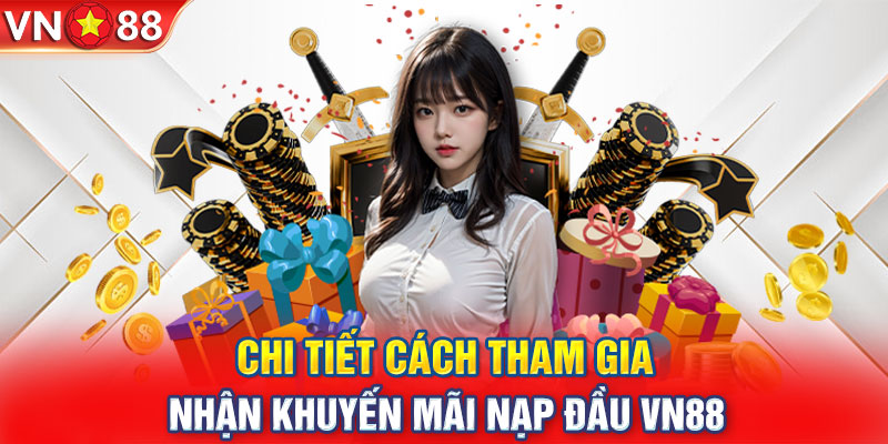 Chi tiết cách tham gia nhận khuyến mãi nạp đầu VN88 